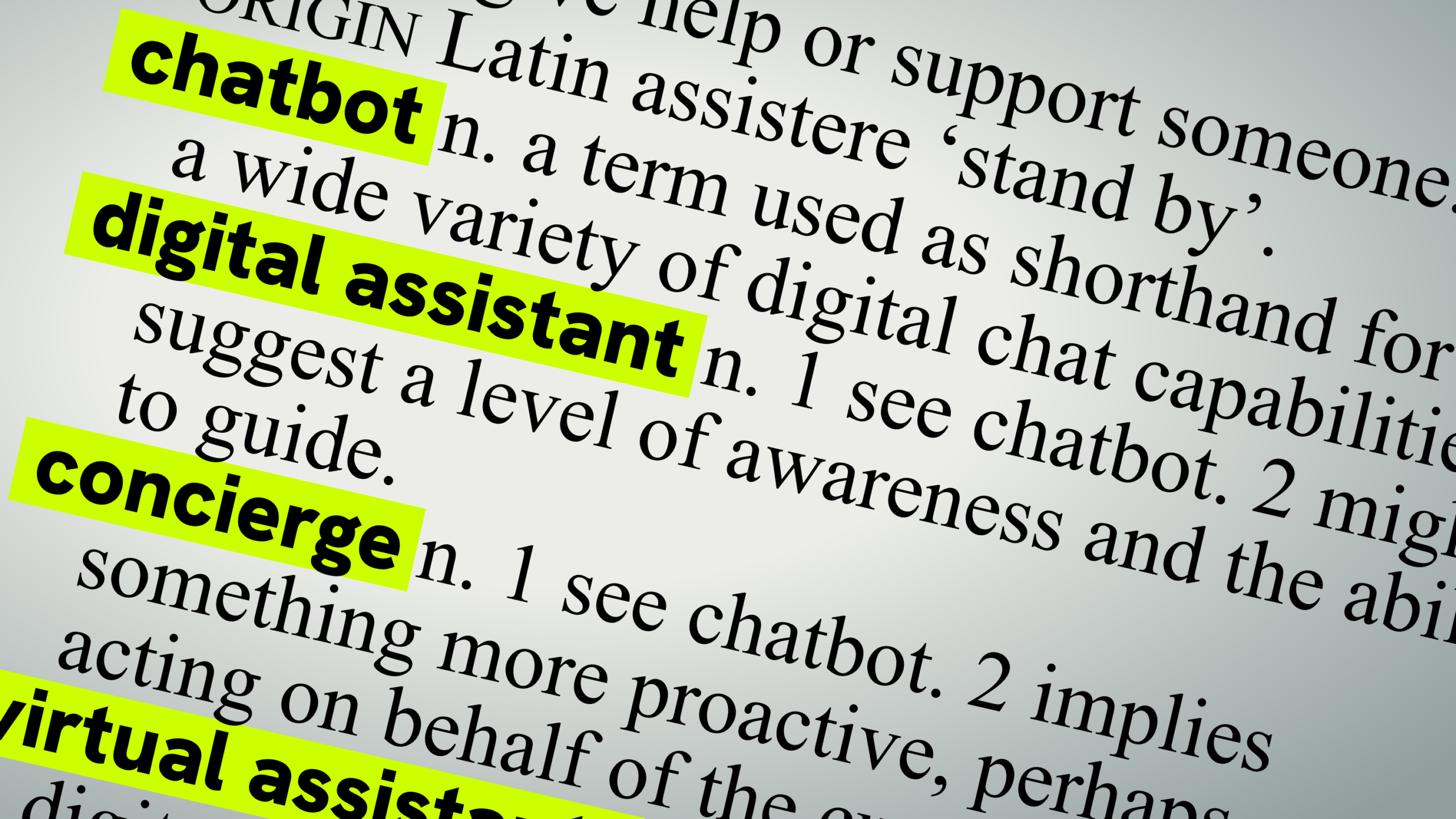 Chatbot / Assistant / Concierge