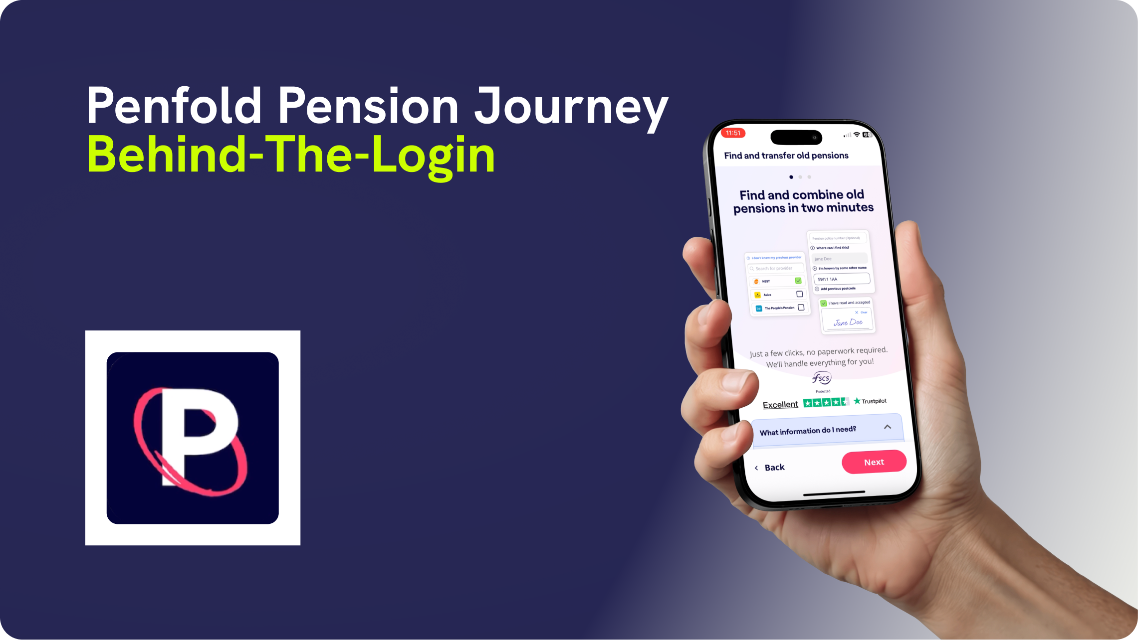 Penfold Pension Journey <br/>Behind-The-Login