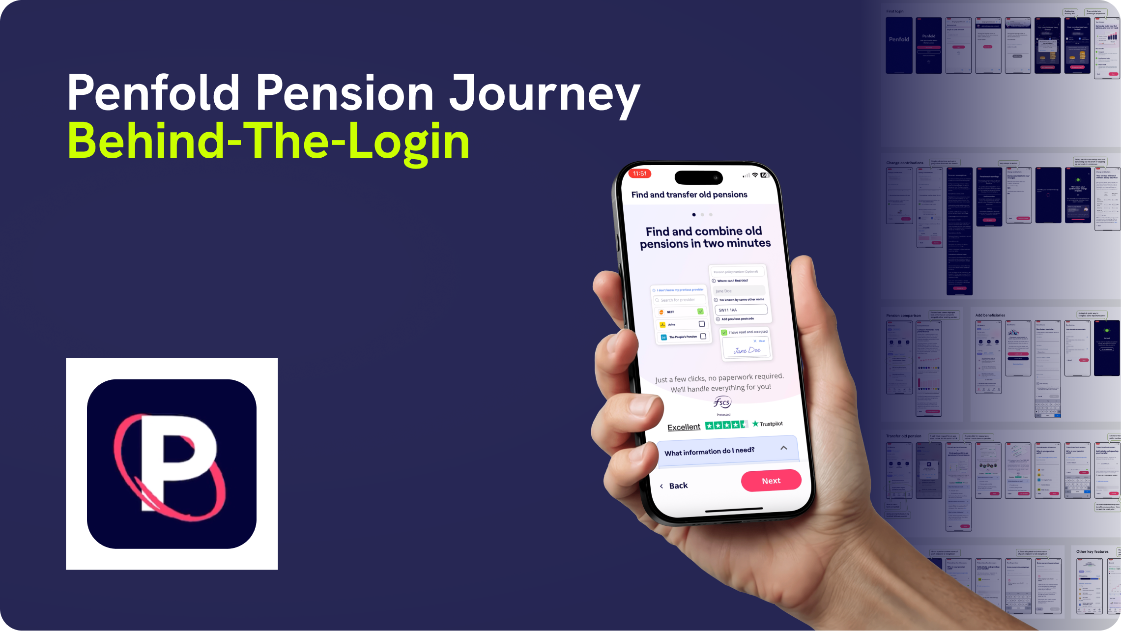 Penfold Pension Journey <br/>Behind-The-Login
